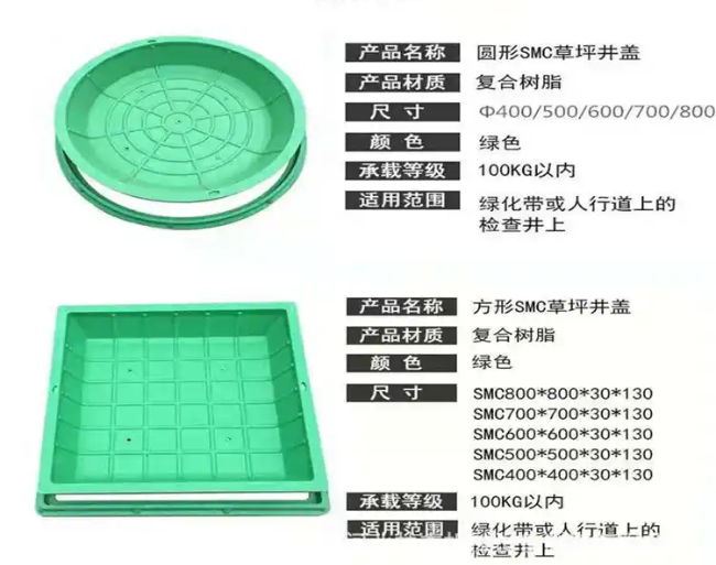 九寨沟树脂复合种植井盖展示